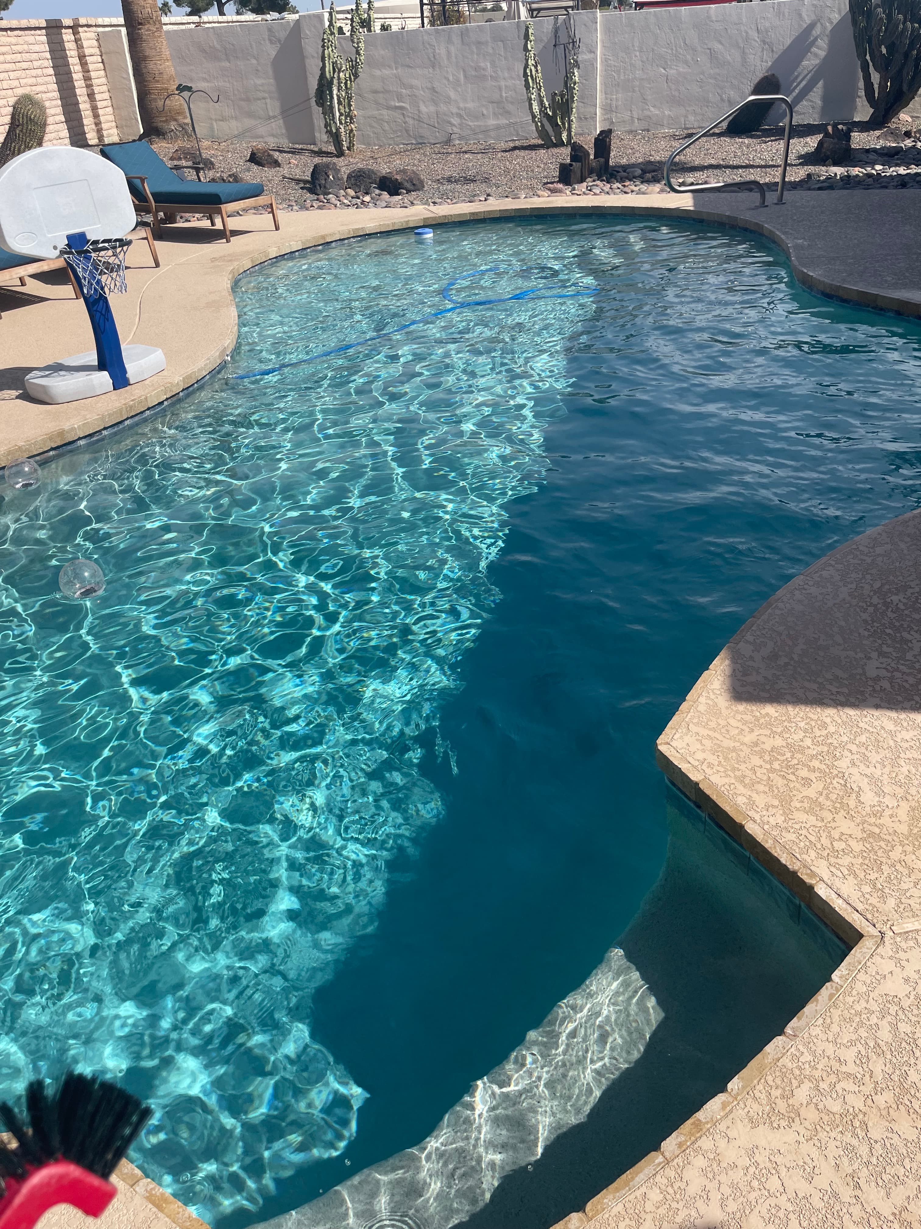 After: Crystal clear pool