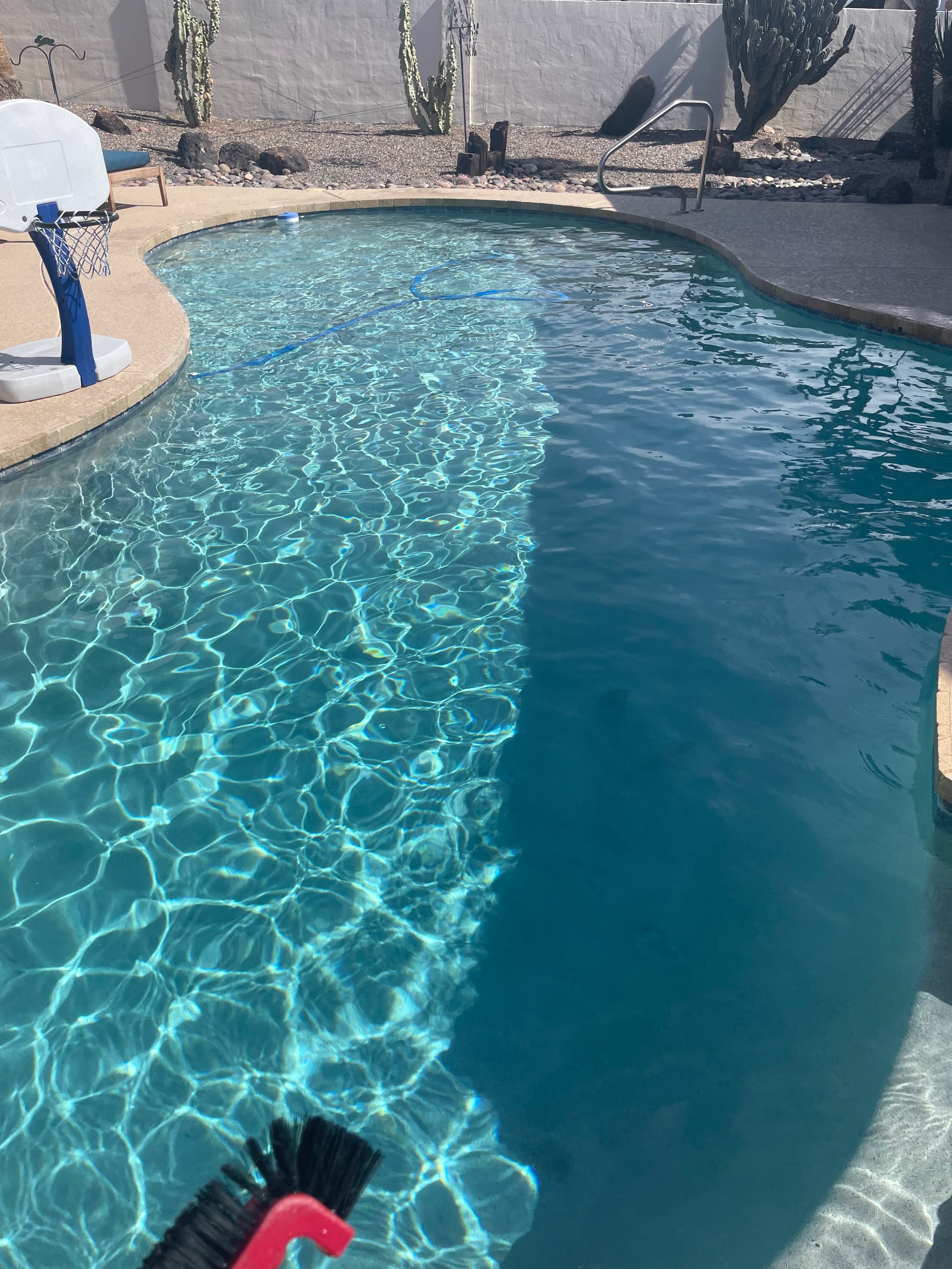 After: Crystal clear pool